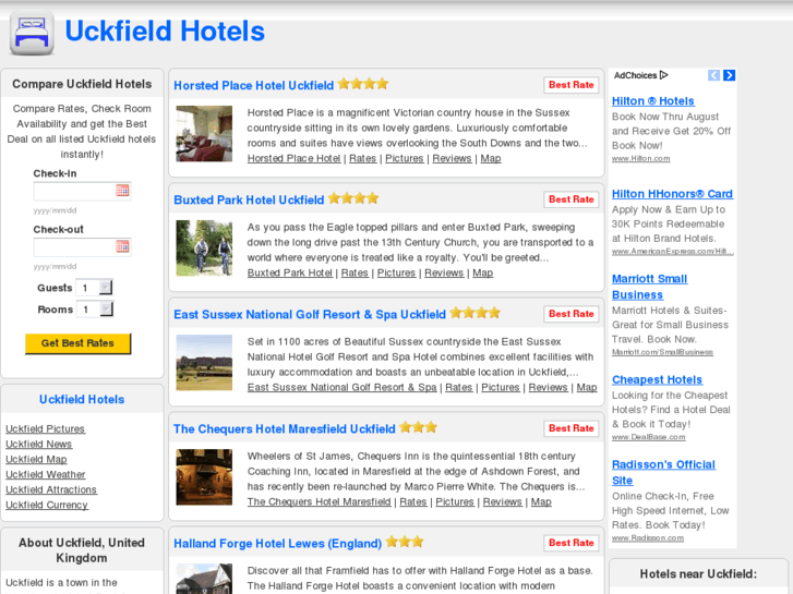 www.uckfieldhotels.com