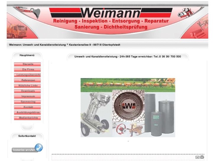 www.weimann-rohrreinigung.de