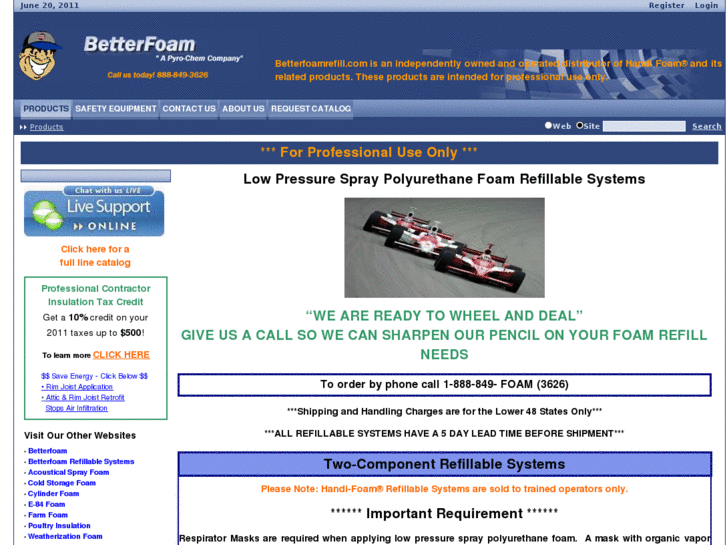 www.betterfoamrefill.com