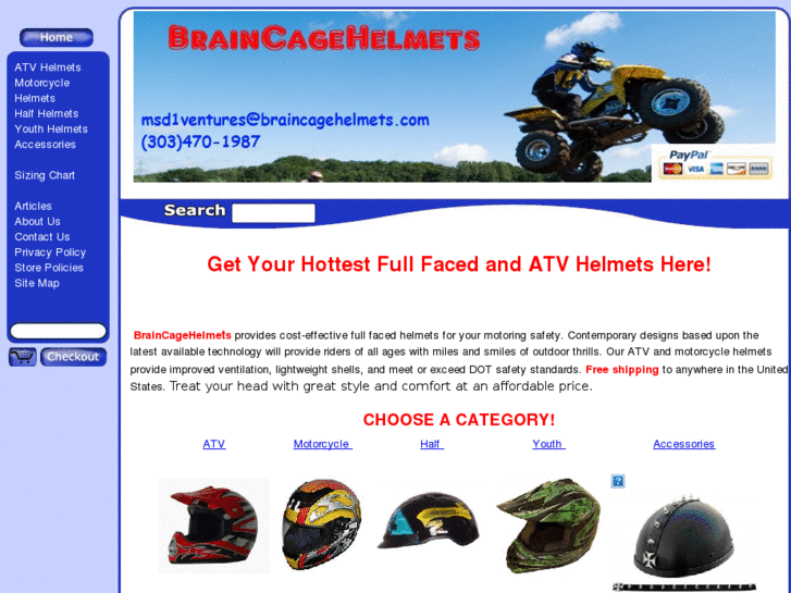 www.braincagehelmets.com