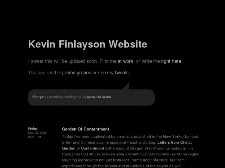 www.kevinfinlayson.com