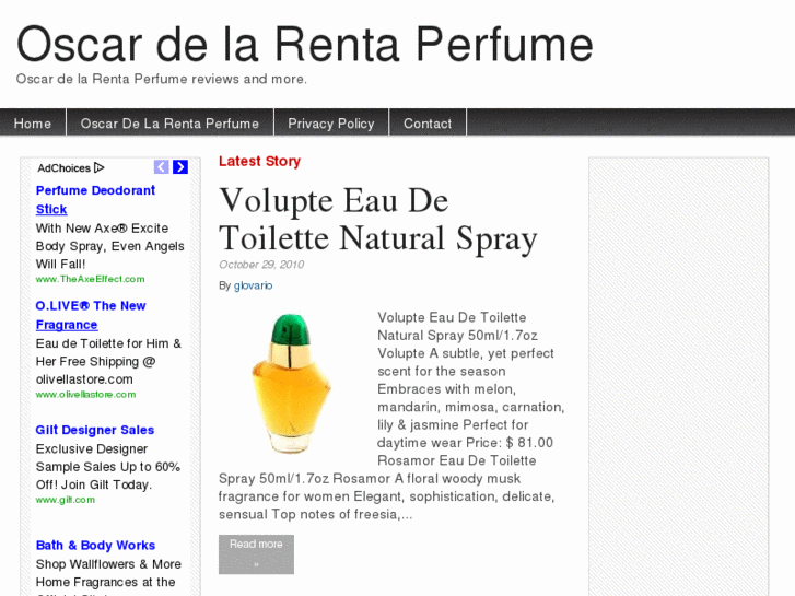 www.oscardelarentaperfume.com