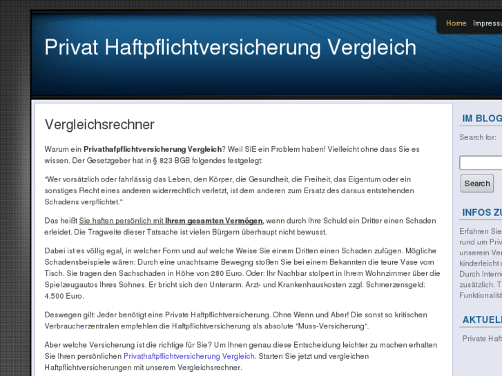 www.privathaftpflichtversicherungvergleich.com