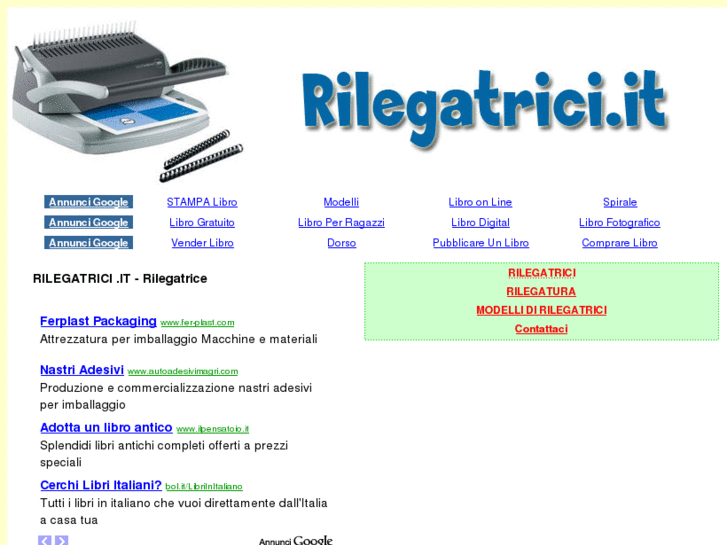 www.rilegatrici.it