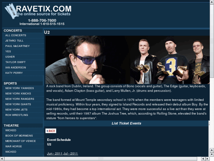 www.u2ticketinventory.com