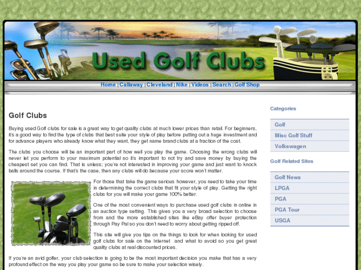 www.usedgolfclubsforsale.org