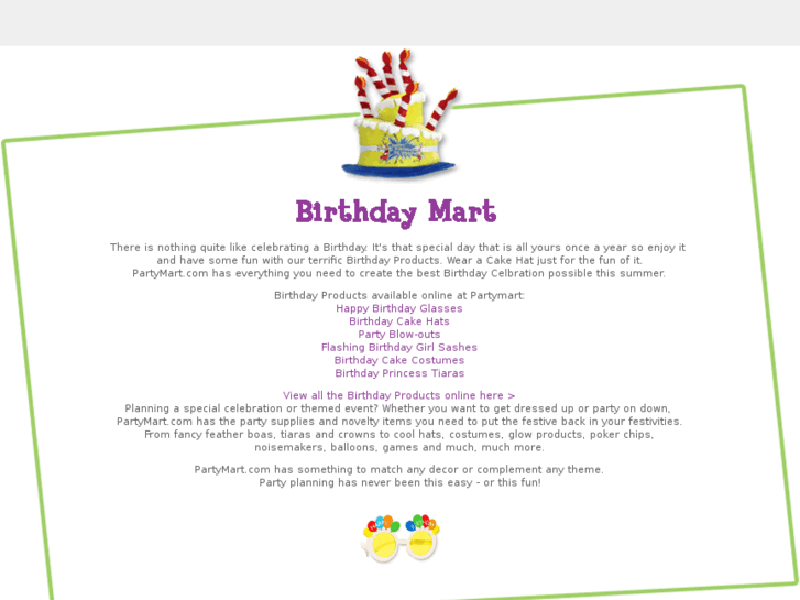 www.birthdaymart.com