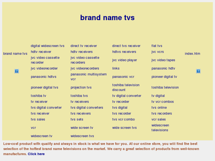 www.brand-name-tvs.com