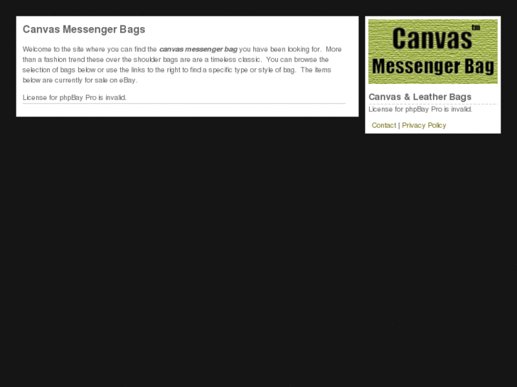 www.canvasmessengerbag.net