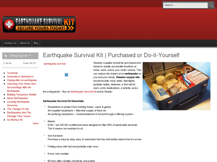 www.earthquakesurvivalkit.net