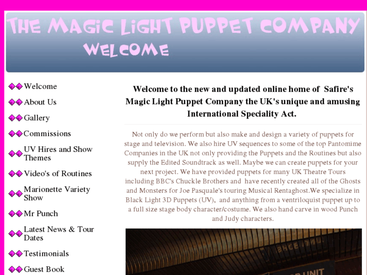 www.magiclightpuppets.com