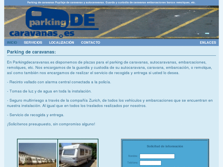 www.parkingdecaravanas.es