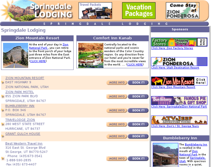 www.springdale-lodging.com