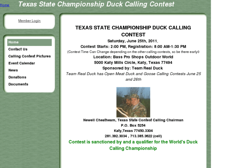 www.texasstateduckcallingcontest.com