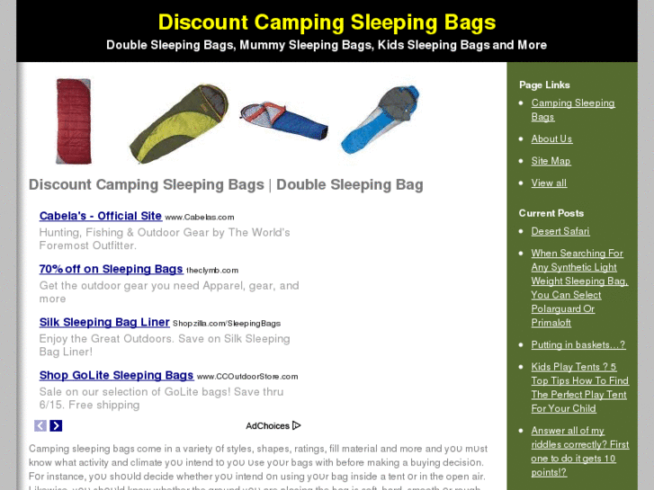 www.thesleepingbagshop.com