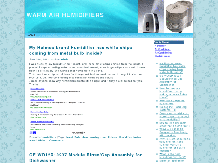 www.warmairhumidifiers.org