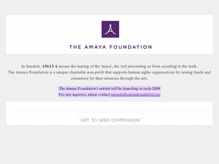 www.amayafoundation.org