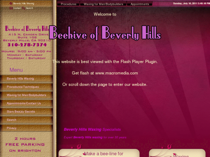 www.beehive-of-beverly-hills-waxing.com