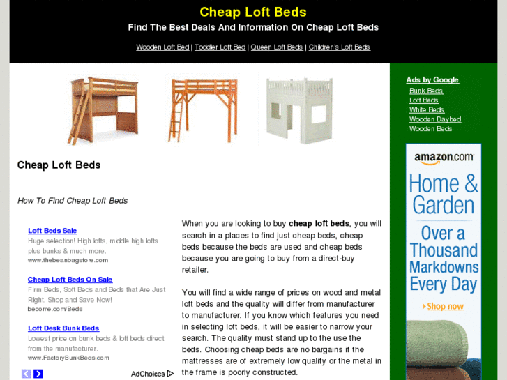 www.cheaploftbeds.org