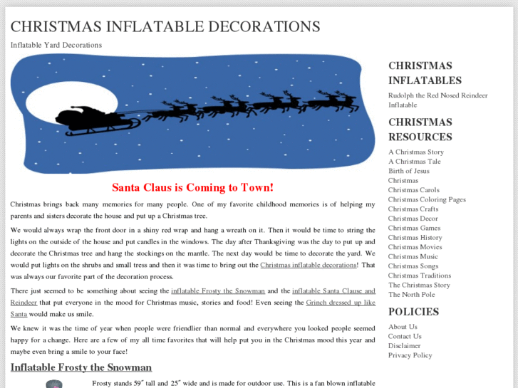www.christmasinflatabledecorations.net