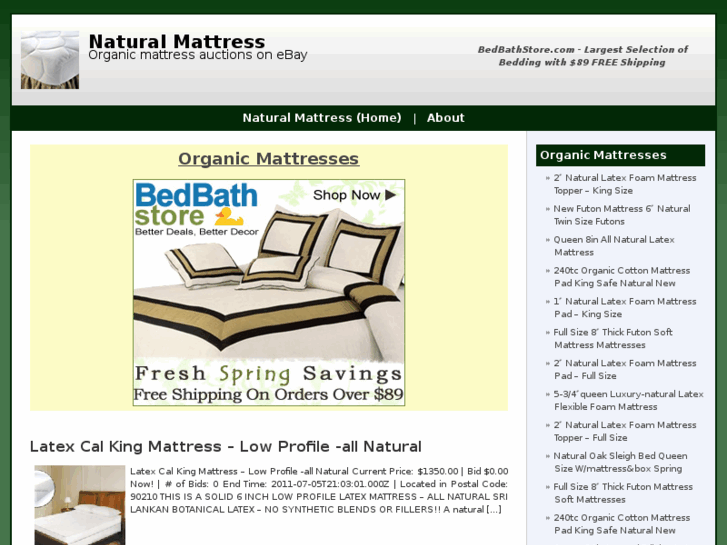 www.natural-mattress.info