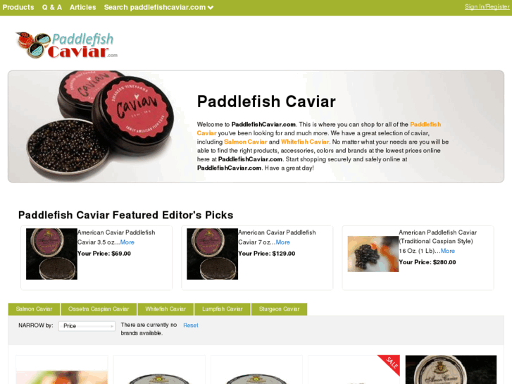 www.paddlefishcaviar.com