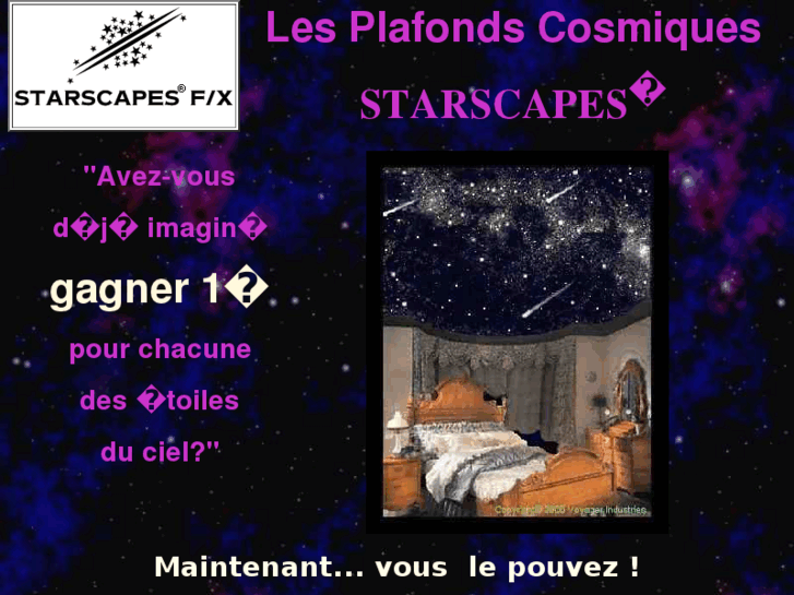 www.plafondcosmique.com