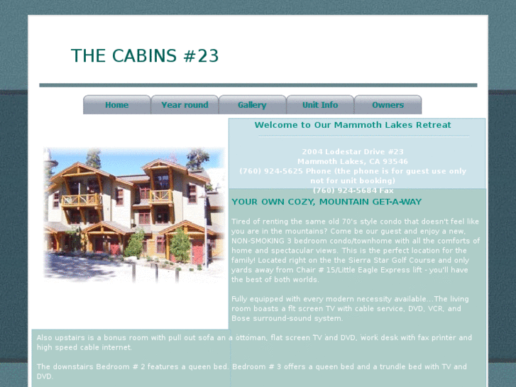 www.thecabinscondo.com