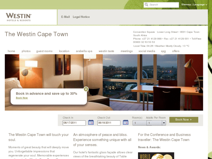 www.westincapetown.com