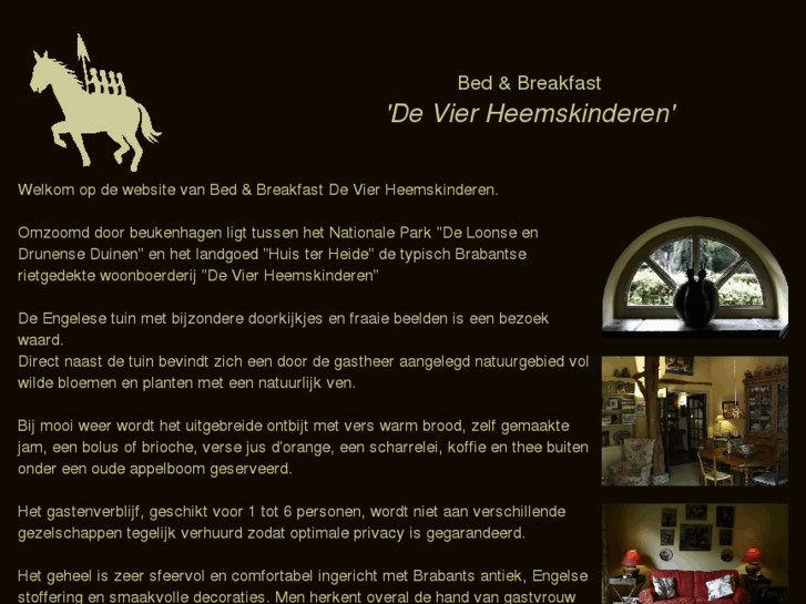 www.bedandbreakfastdevierheemskinderen.nl