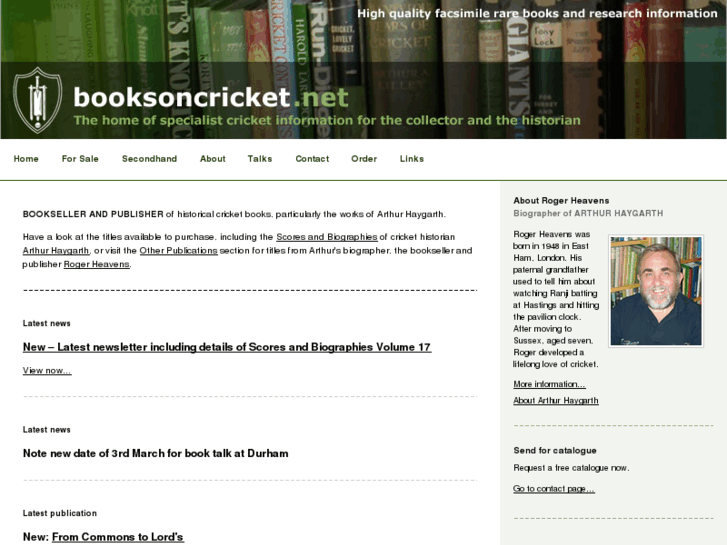 www.booksoncricket.net