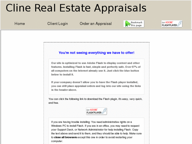 www.clineappraisals.com