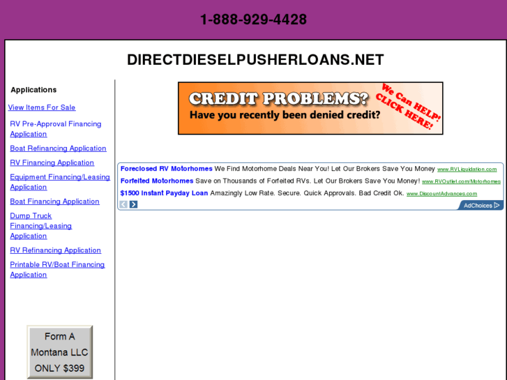 www.directdieselpusherloans.net