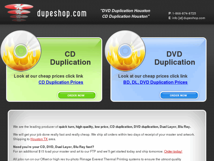 www.dvdduplicationhouston.net