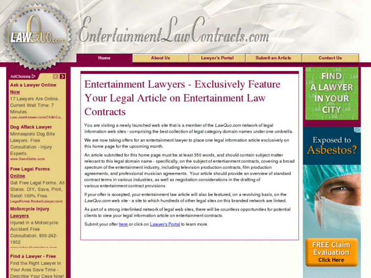 www.entertainmentlawcontracts.com