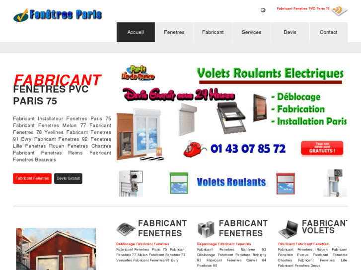 www.fabricantfenetresparis.net