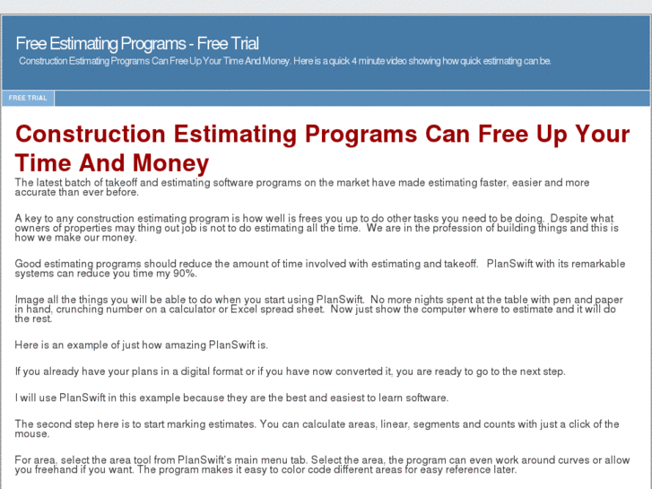 www.freeestimatingprograms.com