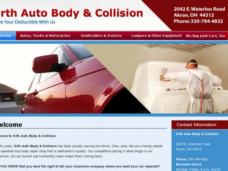 www.orthautobodyandcollision.com