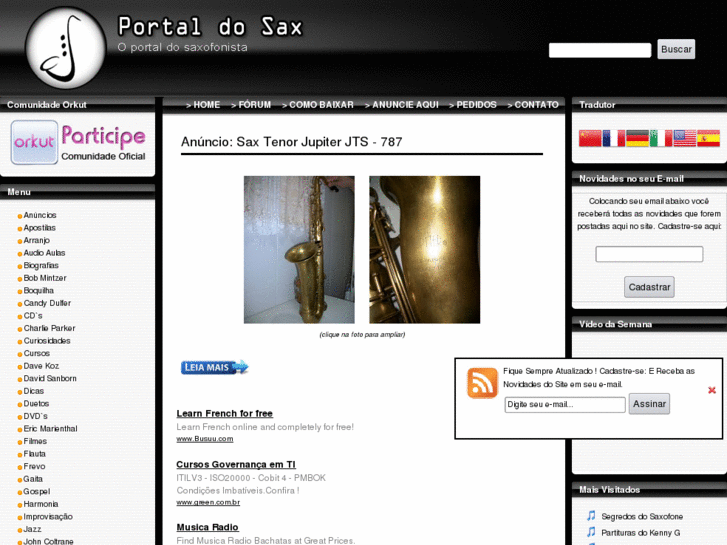 www.portaldosax.com