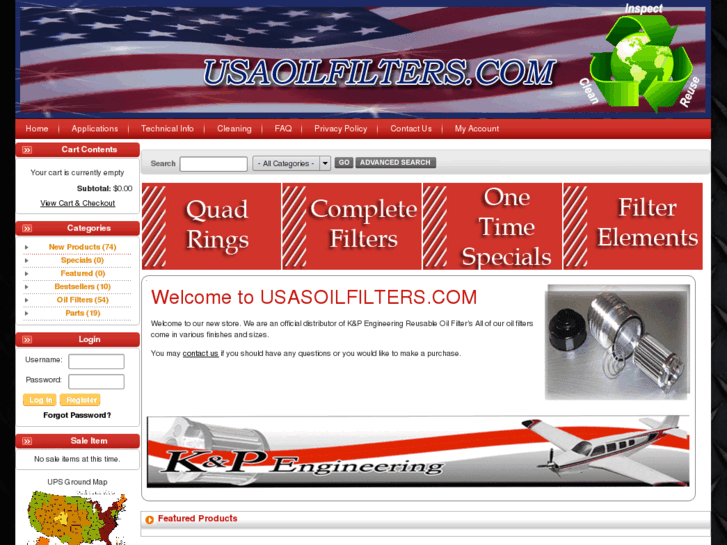 www.usaoilfilters.com