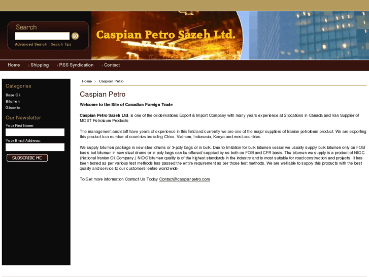 www.caspianpetro.com