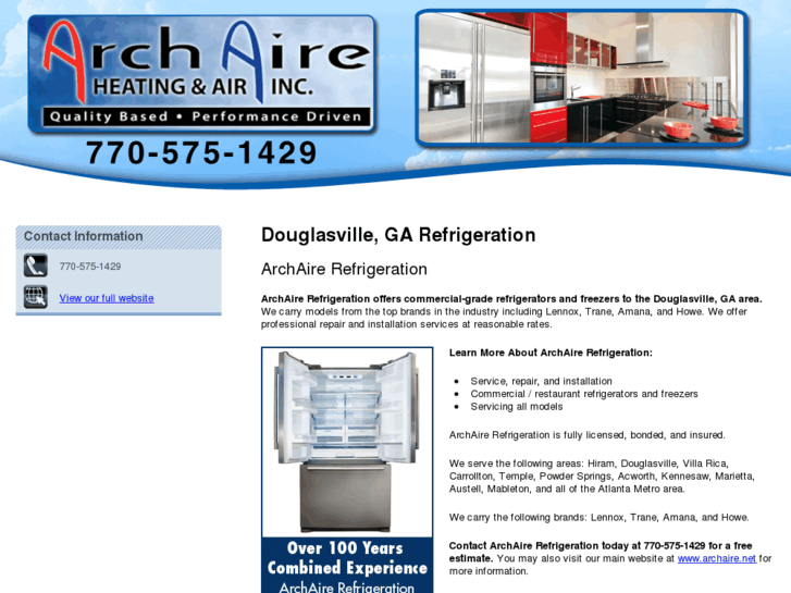 www.douglasvillerefrigeration.com