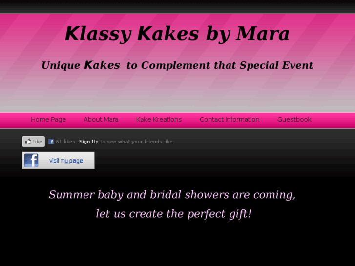 www.klassykakesbymara.com