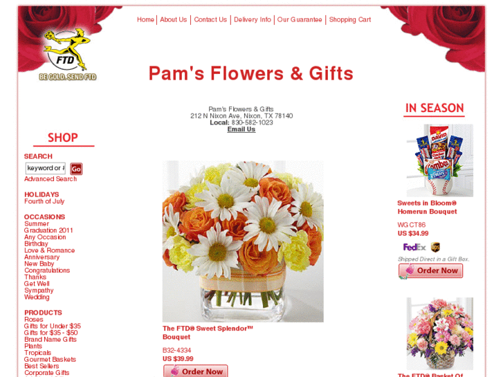 www.pamsflowergifts.com