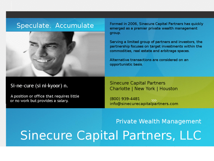 www.sinecurecapitalpartners.com