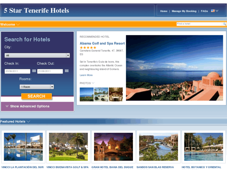 www.5startenerifehotels.com