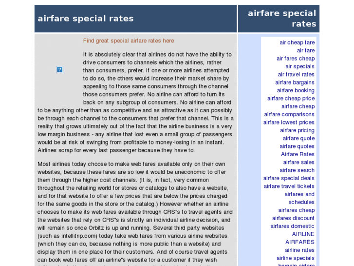 www.airfare-special-rates.com