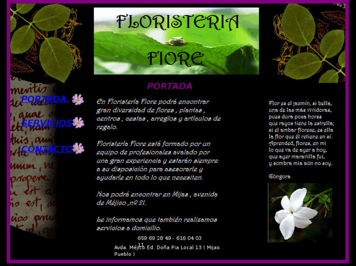 www.floristeriafiore.es