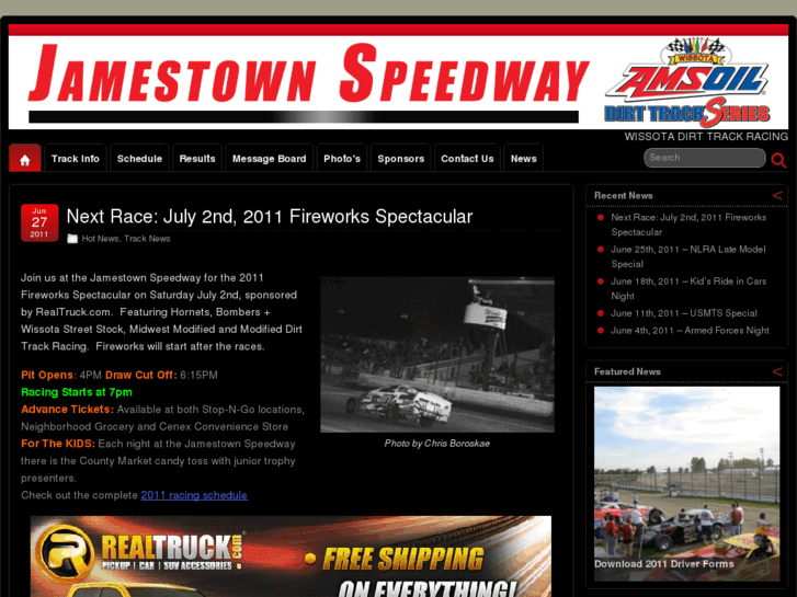 www.jamestownspeedway.com