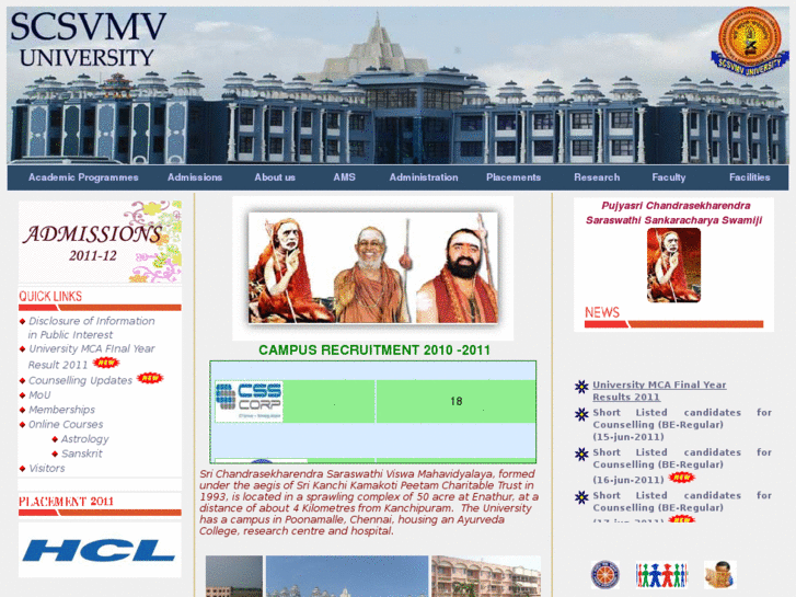 www.kanchiuniv.ac.in